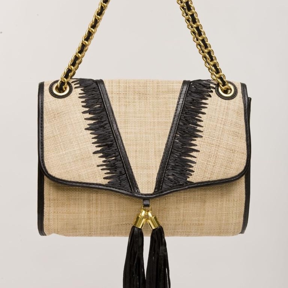 Like-New Rebecca Minkoff Straw Affair Bag